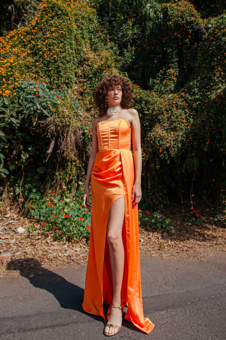 Margareth Dress Orange